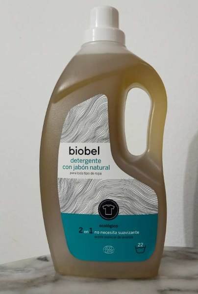 Detergente líquido para lavadora Biobel - Casa que suma
